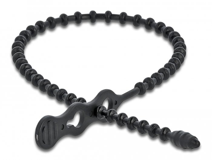 EAN 4043619189670 - DeLOCK 18967 presilla Brida de bolas Poliamida Negro 10 pieza(s) imagen 3