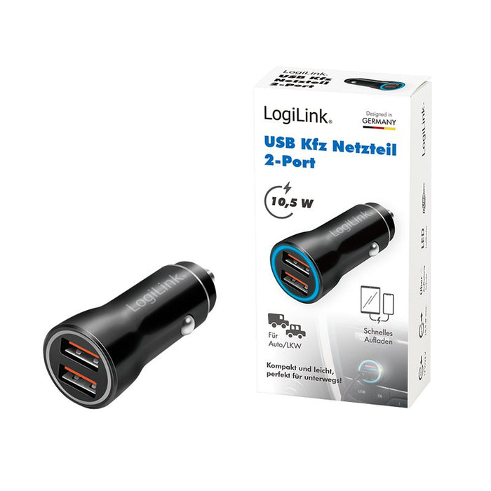 EAN 4052792067811 - LogiLink PA0285 cargador de dispositivo móvil Universal Negro Encendedor de cigarrillos Carga rápida Auto imagen 8