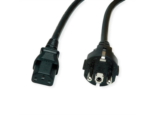 EAN 7630049632110 - VALUE 19.99.1024 cable de transmisión Negro 1,8 m Enchufe tipo E+F C13 acoplador imagen 2