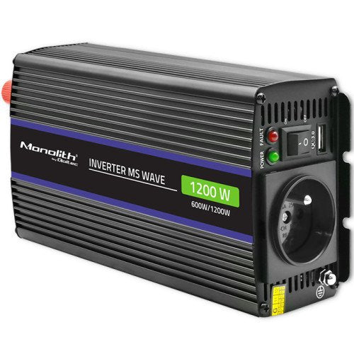 EAN 5901878519258 - Qoltec Monolith adaptador e inversor de corriente Auto/Interior 600 W Negro imagen 11