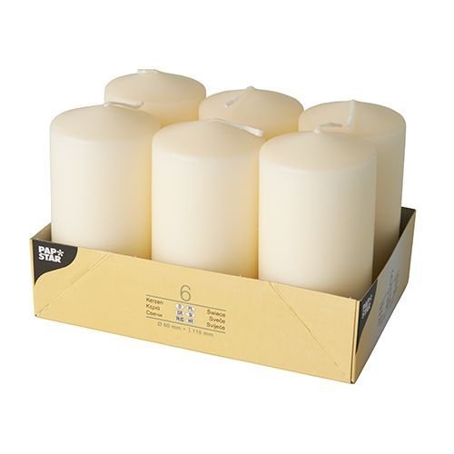 EAN 4002911179918 - Papstar 17991 vela Alrededor Crema de color 6 pieza(s) imagen 1
