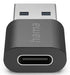 EAN 4047443523587 - Hama 00200357 cambiador de género para cable USB-A USB-C Negro imagen 3