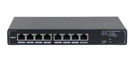 EAN 6923172508232 - Dahua Technology SMG1008 switch No administrado 2.5G Ethernet (100/1000/2500) Negro imagen 1