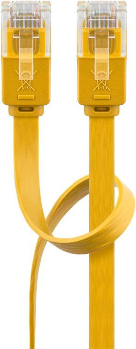 EAN 4040849964206 - Goobay 96420 cable de red Amarillo 3 m Cat6 U/UTP (UTP) imagen 2
