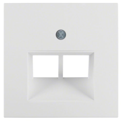 EAN 4011334280538 - Hager 14098989 placa de pared y cubierta de interruptor Blanco imagen 1