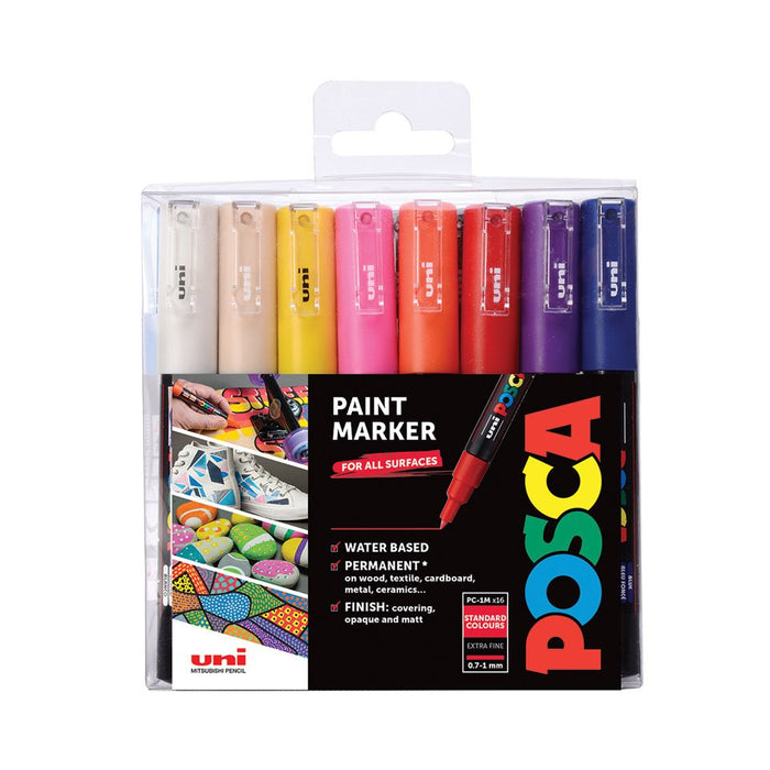 EAN 3296280033297 - POSCA PC-1M Multicolor 16 pieza(s) imagen 1