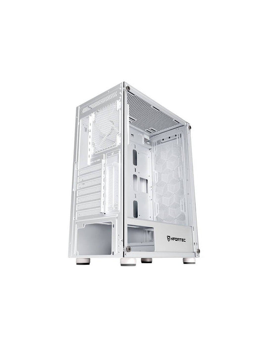 EAN 8435443721731 - Nfortec NF-CS-AZIR-W carcasa de ordenador Torre Blanco imagen 4
