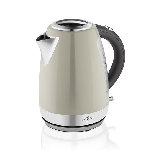 EAN 8590393255986 - Eta Ela tetera eléctrica 1,7 L 2100 W Beige, Negro, Acero inoxidable imagen 1