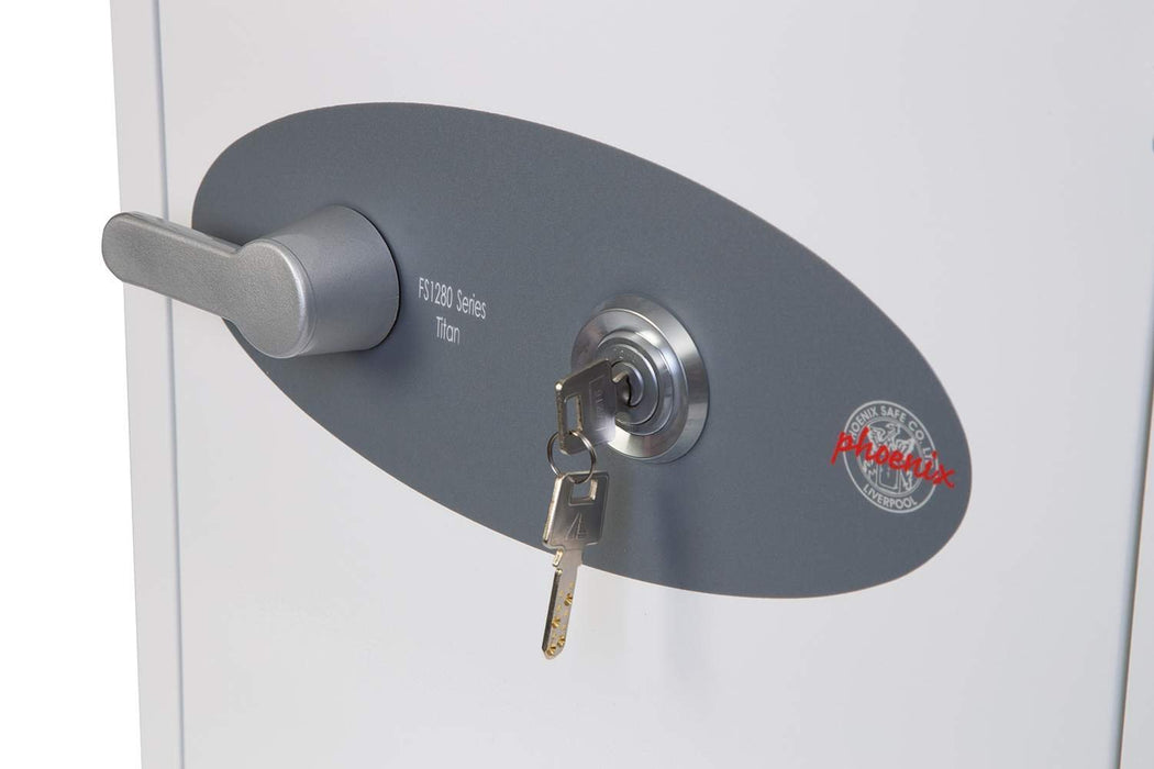 EAN 5032548003361 - Phoenix Safe Co. Titan FS1281K Caja fuerte empotrada en el suelo 19 L Acero Blanco imagen 8