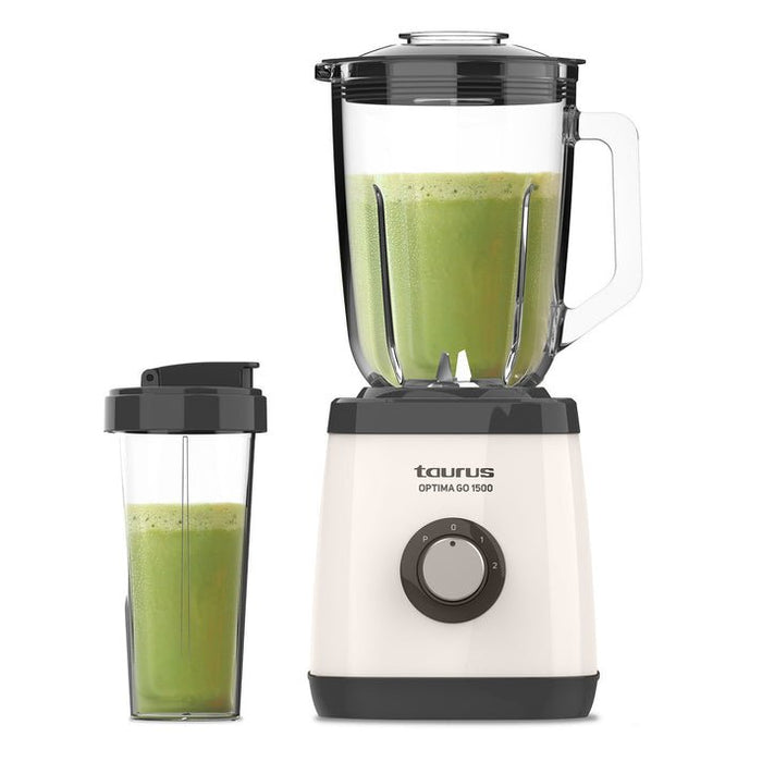 EAN 8414234124715 - Taurus OPTIMA GO 1500 Batidora de vaso 1500 W Negro, Blanco imagen 2