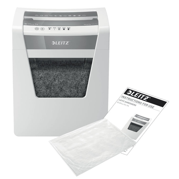 EAN 4002432118960 - Leitz 80030000 triturador de papel Corte cruzado 55 dB 22,3 cm Blanco imagen 8