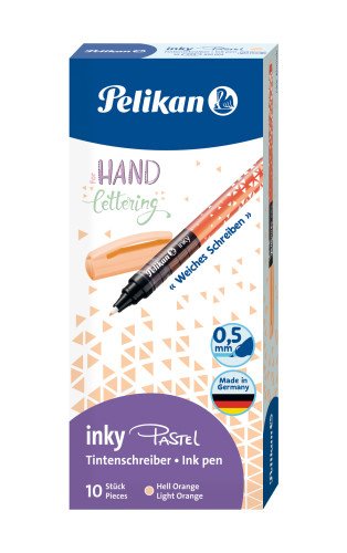 EAN 4012700518200 - Pelikan Inky 273 Naranja Bolígrafo 10 pieza(s) imagen 1
