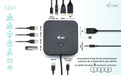 EAN 8595611706134 - i-tec C31TRI4KDPDPRO100 base para portátil y replicador de puertos Alámbrico USB 3.2 Gen 1 (3.1 Gen 1) Ty imagen 6