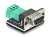 EAN 4043619912933 - DeLOCK 91293 cambiador de género para cable D-Sub 9 3 pin terminal block Negro imagen 1