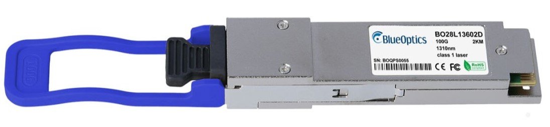 EAN 4063232016566 - BlueOptics QSFP-100G-CLR4-BO red modulo transceptor Fibra óptica QSFP28 imagen 1