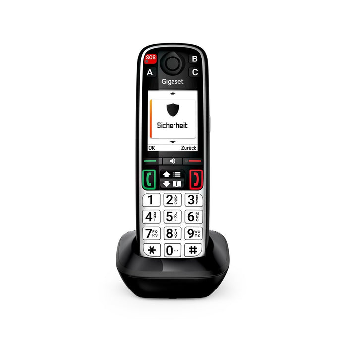 EAN 4255781906676 - Gigaset EASY 500HX Teléfono DECT/analógico Identificador de llamadas Negro, Plata imagen 2