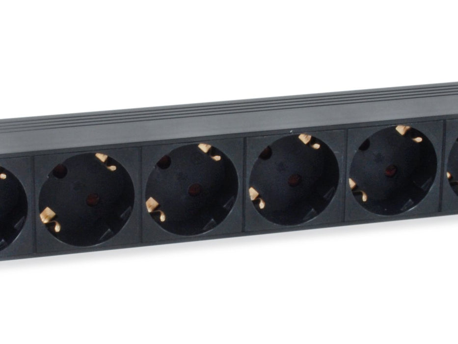 EAN 4015867225301 - Equip 333286 unidad de distribución de energía (PDU) 8 salidas AC 1U Negro imagen 3