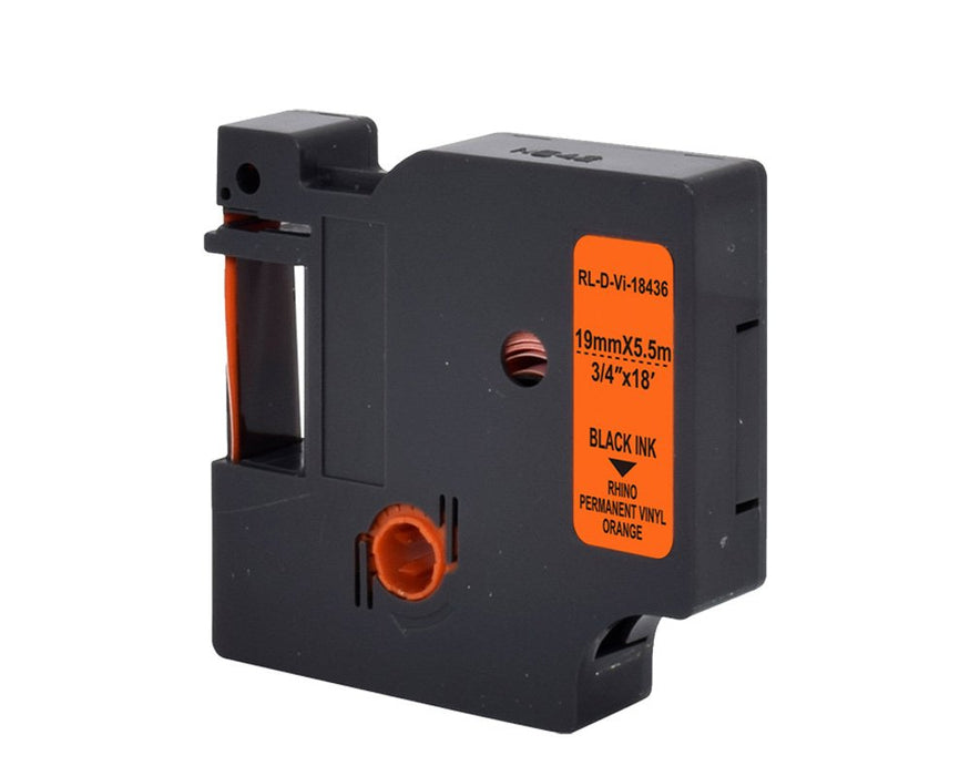 EAN 6942383177488 - G&G 21695 cinta para impresora de etiquetas Negro sobre naranja imagen 3