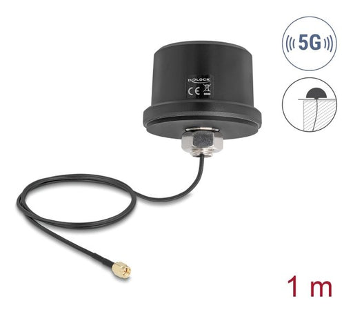 EAN 4043619814695 - DeLOCK 81469 antena para red Antena omnidireccional SMA 3,3 dBi imagen 1