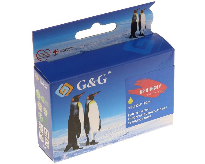 EAN 6941784786800 - G&G NP-R2-1634Y cartucho de tinta 1 pieza(s) Compatible Amarillo imagen 3