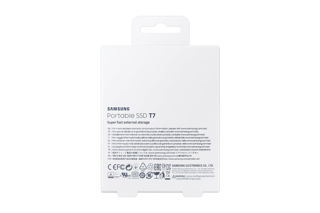 EAN 8806090312441 - Samsung Portable SSD T7 2 TB USB Tipo C 3.2 Gen 2 (3.1 Gen 2) Rojo imagen 9