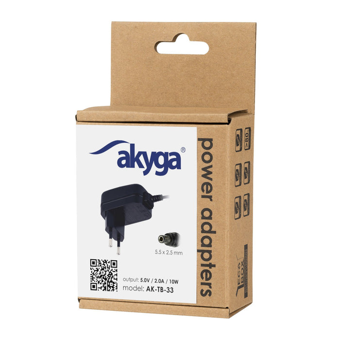 EAN 5901720136275 - Akyga AK-TB-33 adaptador e inversor de corriente Interior 10 W Negro imagen 5