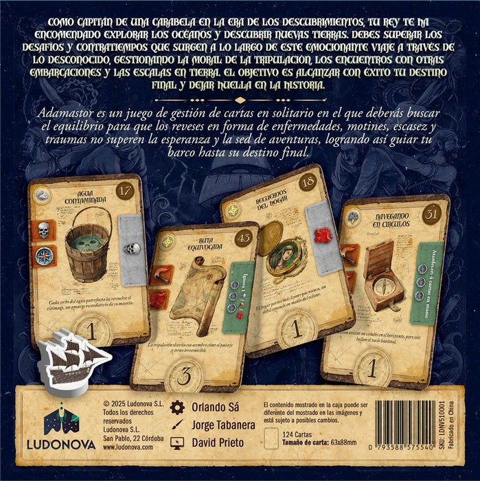 EAN 793588575540 - Asmodee Adamastor 30 min Juego de mesa Estrategia imagen 2
