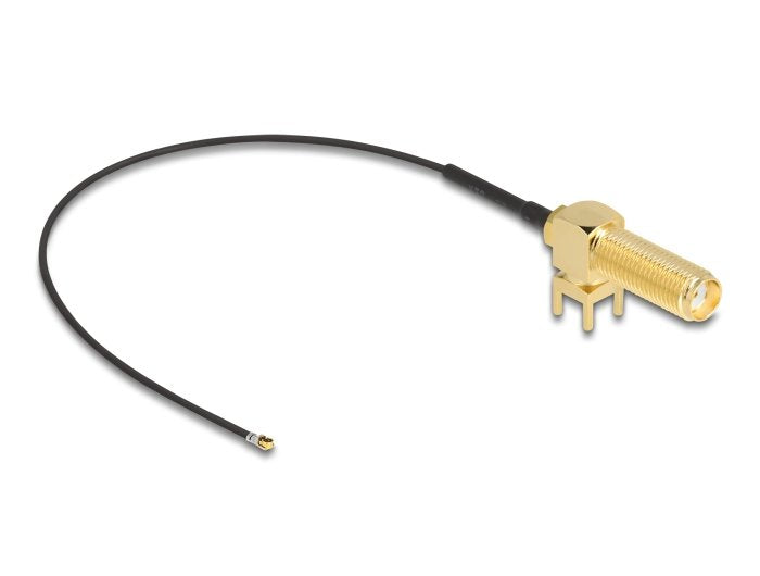 EAN 4043619120314 - DeLOCK 12031 cable coaxial 0,15 m RP-SMA I-PEX MHF4 Negro imagen 1