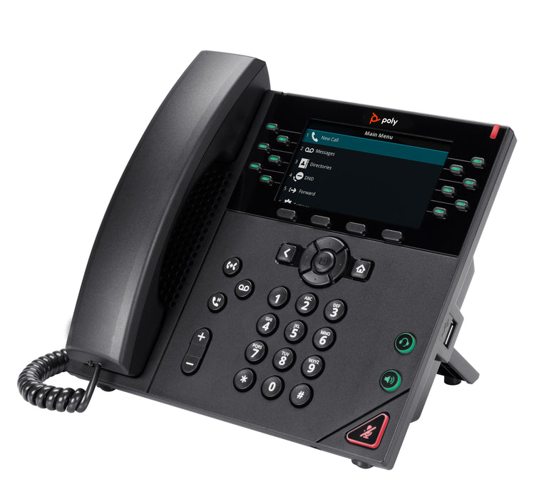 EAN 0196337662940 - HP Poly VVX 450 12-Line IP Phone and PoE-enabled teléfono IP Negro LCD imagen 3