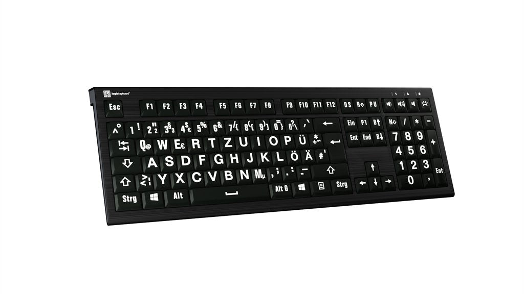 EAN 5707795018429 - Logickeyboard LKB-LPWB-A2PC-DE teclado Universal USB QWERTZ Alemán Negro imagen 3