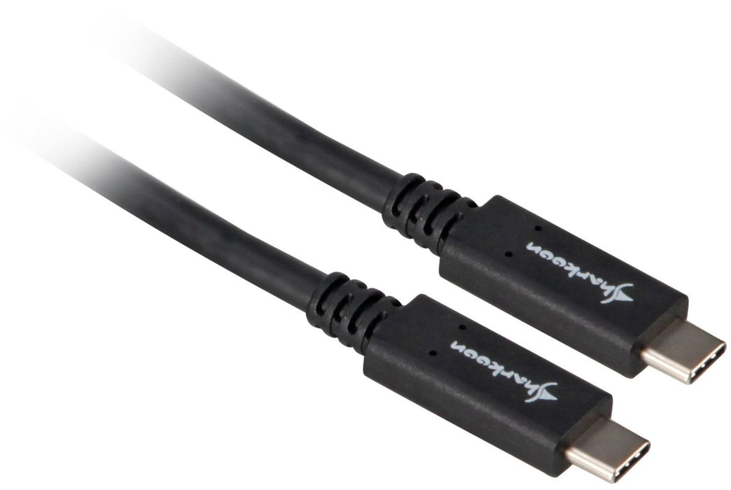 EAN 4044951021208 - Sharkoon 4044951021208 cable USB USB 3.2 Gen 1 (3.1 Gen 1) 1 m USB C Negro imagen 1