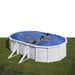 EAN 8412081231037 - Gre KIT500ECOB piscina sobre suelo Piscina con anillo hinchable Ovalada 14550 L Azul, Blanco imagen 1