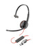 EAN 197498837413 - HP Poly Blackwire 3220 Stereo USB-C Headset +USB-C/A Adapter Negro imagen 1