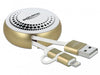 EAN 4043619858200 - DeLOCK 85820 cable USB USB 2.0 0,92 m USB A Micro-USB B/Lightning Oro, Blanco imagen 1