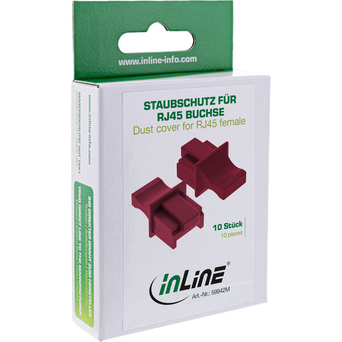 EAN 4043718166206 - InLine 59942M protector contra el polvo Rojo imagen 4