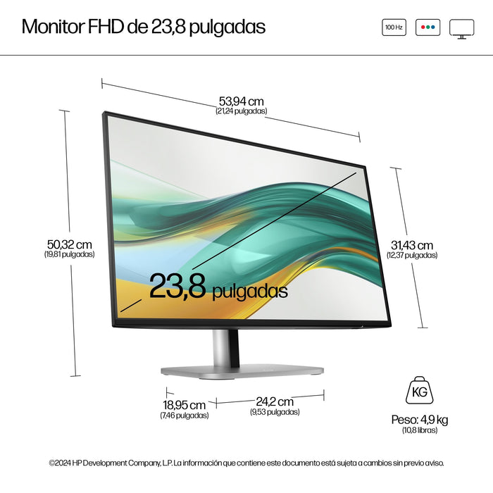 EAN 0198122902330 - HP Series 5 Pro 23.8 inch FHD Monitor - 524pf pantalla para PC 60,5 cm (23.8") 1920 x 1080 Pixeles Full H imagen 8