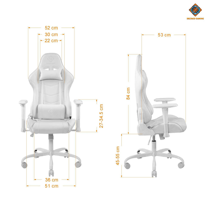 EAN 7333048050861 - Deltaco Gaming GAM-096-W silla para videojuegos Silla para videojuegos universal Asiento acolchado tapiza imagen 6