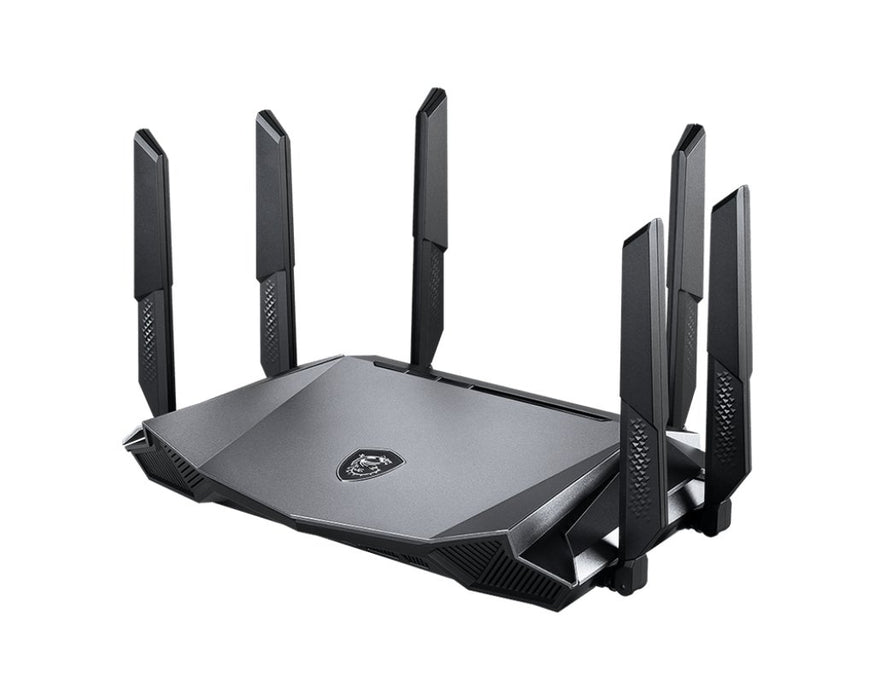 EAN 4719072983345 - MSI RadiX AX6600 WiFi 6 Tri-Band router inalámbrico Gigabit Ethernet Tribanda (2,4 GHz/5 GHz/5 GHz) Negro imagen 4