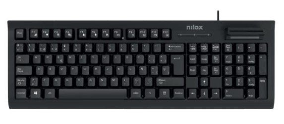 EAN 8054320847793 - Nilox NXKIRE0001 teclado Universal USB Negro imagen 1