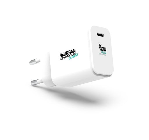 EAN 3760170886787 - Urban Factory WCD95UF-ECO cargador de dispositivo móvil Universal Blanco Corriente alterna Interior imagen 1