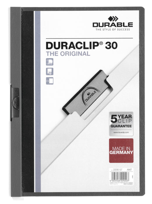 EAN 4005546209203 - Durable 220057 archivador PVC Antracita, Gris imagen 1
