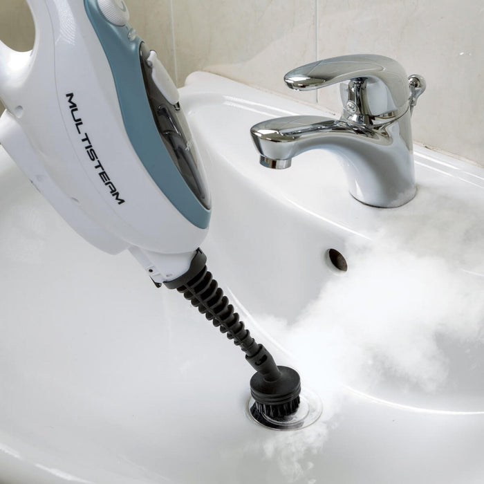 EAN 8003705114241 - Ariete 4164/00 Fregona a vapor 0,35 L 1500 W Blanco, Azul claro imagen 9
