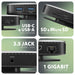 EAN 8595247908438 - Axagon HMC-UFO USB-C Hub M.2 SATA/NVMe 1 Gbit/s Ethernet 384 kHz Audio Alámbrico USB 3.2 Gen 2 (3.1 Gen 2 imagen 6