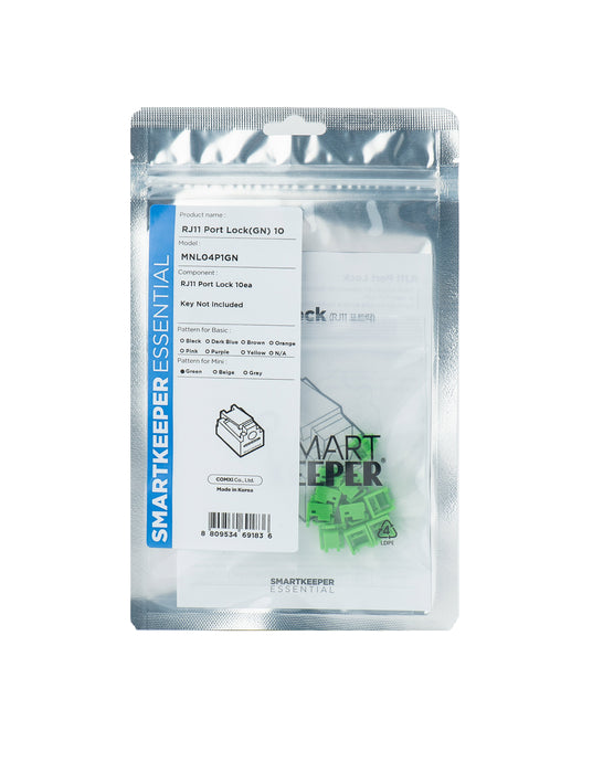 EAN 8809534691836 - Smartkeeper MNL04P1GN bloqueador de puerto RJ-11 Verde 1 pieza(s) imagen 1