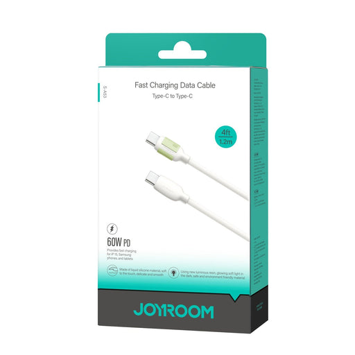 EAN 6956116730673 - JOYROOM S-A53 1.2M C-C cable USB USB 2.0 1,2 m USB C 0,48 Gbit/s 60 W Beige imagen 2