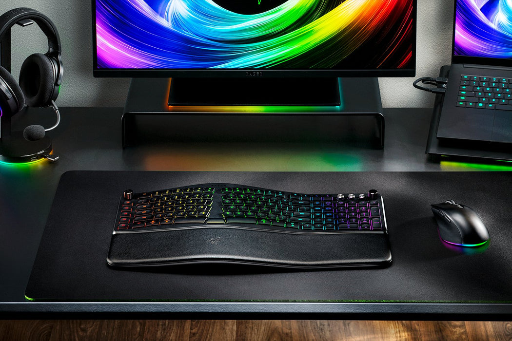 EAN 8887910073599 - Razer Pro Type Ergo teclado Universal USB + RF Wireless + Bluetooth QWERTY Inglés de EE. UU. Negro imagen 3