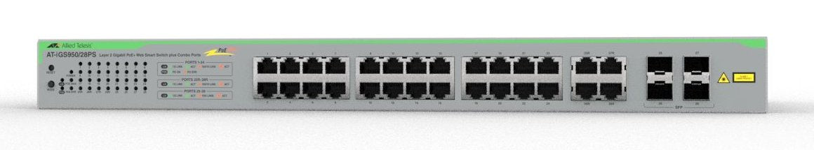 EAN 767035239569 - Allied Telesis iGS950/28PS Gestionado L2 Gigabit Ethernet (10/100/1000) Energía sobre Ethernet (PoE) Monta imagen 2