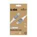 EAN 8018417415159 - SBS GRECABLELIGTC12BW cable de conector Lightning 1,2 m Plata, Blanco imagen 2