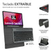 EAN 8436586743123 - SUBBLIM SUBKT3-BTL310 teclado para móvil QWERTY Español Bluetooth Negro imagen 4