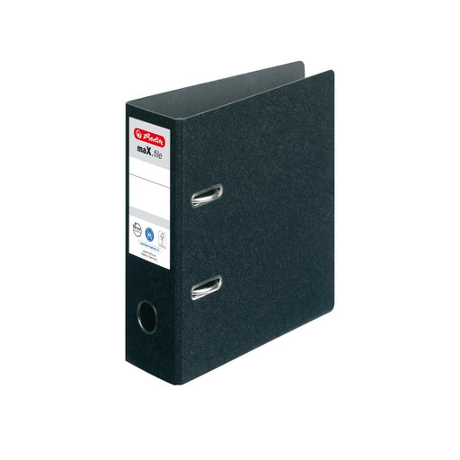 EAN 4008115175800 - Herlitz lever arch file maX carpeta de cartón A5 Negro imagen 1